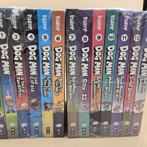 Dog Man Book Series 1-13 Collection Hardcover NEW